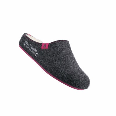 Chaussons Hush Puppies Charcoal Recycled Good Femme Grise | NPMI35184