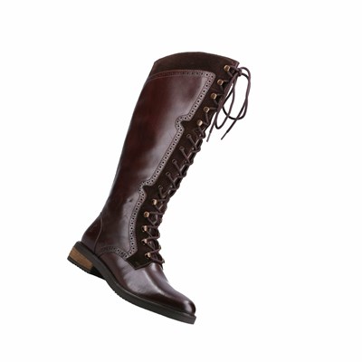 Chaussures Brogue Hush Puppies Rudy Knee-high Boots Femme Marron | INVG63024