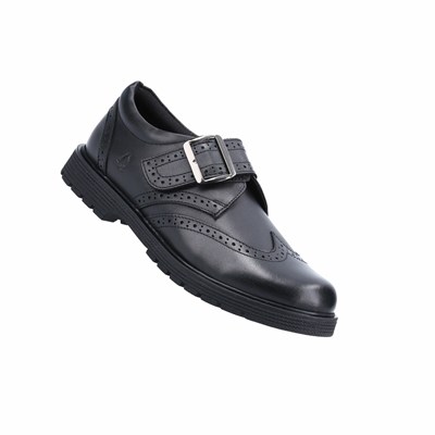 Chaussures D'école Hush Puppies Rhiannon Junior Fille Noir | XEWP36491