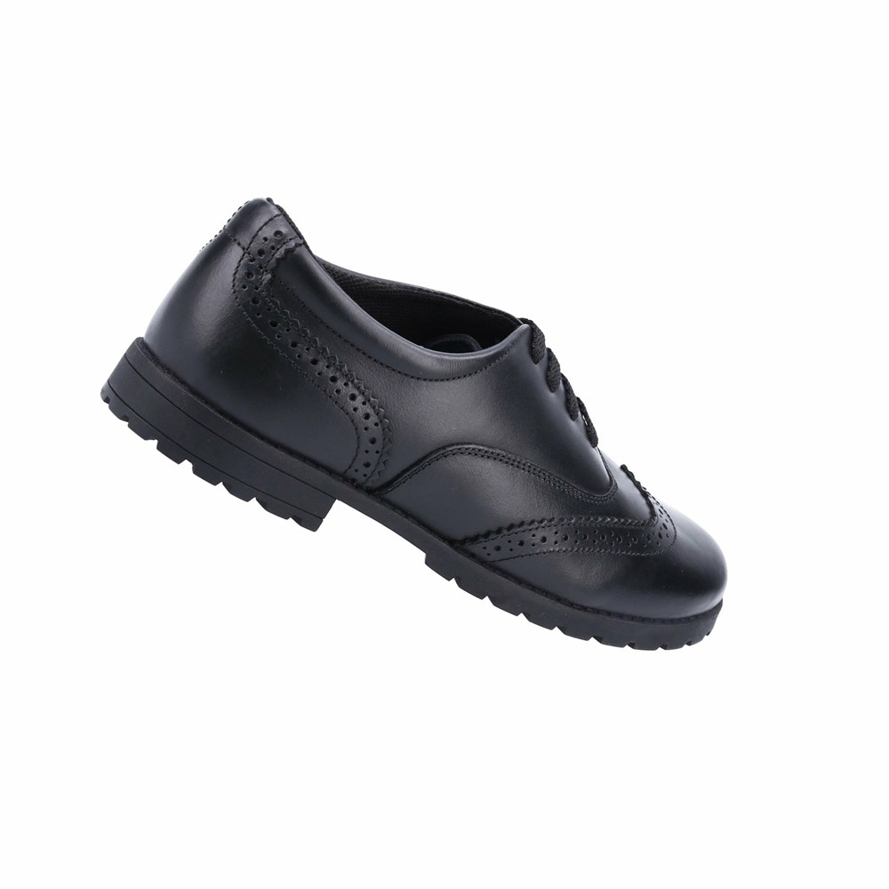 Chaussures D'école Hush Puppies Eadie Senior Fille Noir | RJQW45183
